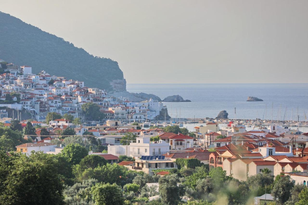 Esperides Apartments Aigli Skopelos Dış mekan fotoğraf