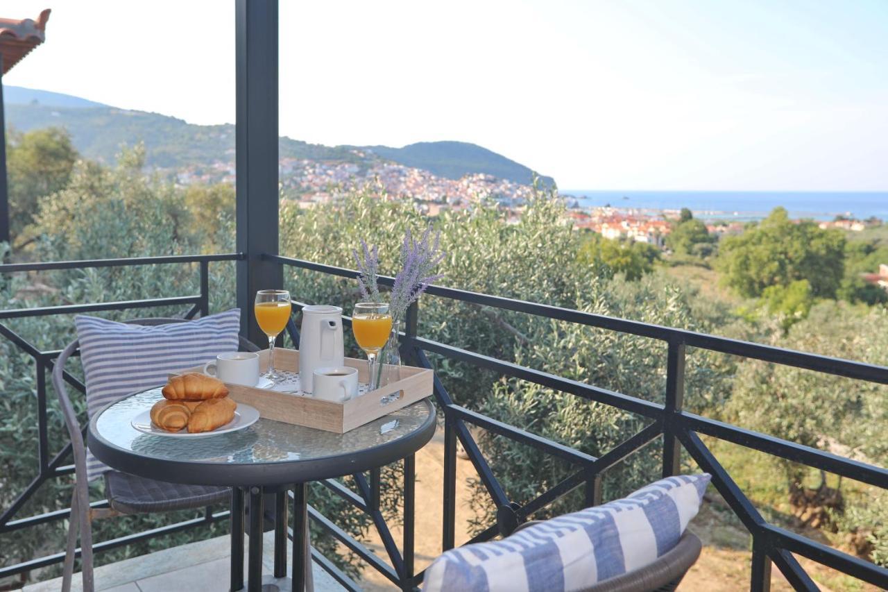 Esperides Apartments Aigli Skopelos Dış mekan fotoğraf